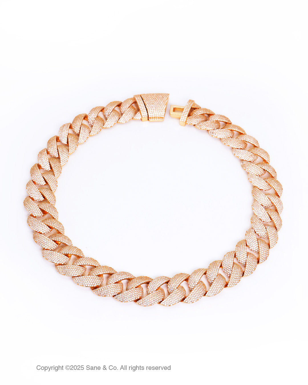 24mm 6 row Cuban Link Necklace
