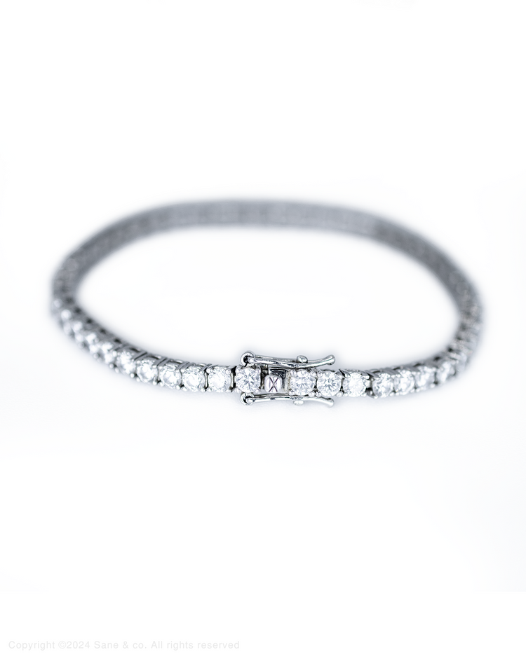 moissanite tennis bracelet