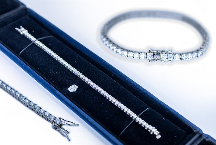 moissanite tennis bracelet